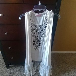 Lace vest